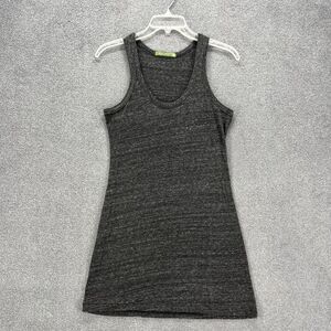 Alternative Earth Tank Dress Womens Small Gray Scoop Neck Comfy Knee Length
